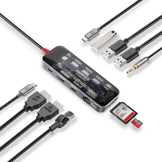 USB-C DP/HDMI/ETH/USB/AUX/SD